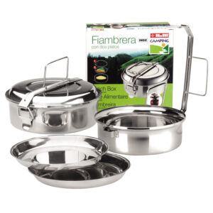 Fiambrera Cilíndrica Inox 18 cm