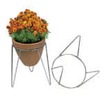 Aro Galvanizado para Maceta C/pies Modelo P 20 cm