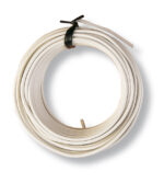 Alambre Hº. Plástico Blanco Rollo 50 m