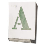 Abecedario Egypt Aluminio Rotular 100 mm