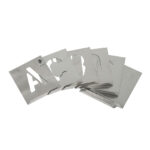 Abecedario Arial Aluminio Rotular 100 mm
