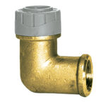 Codo 90º Latón Hembra Polibut 22-3/4"