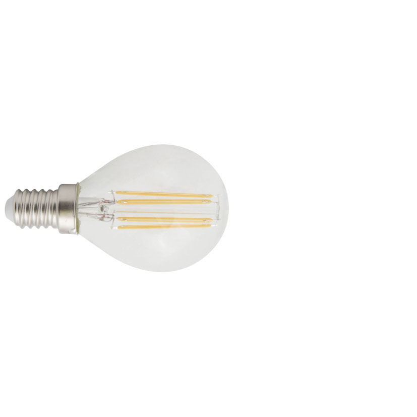 Bombilla miniglobo E14 LED DUOLEC Classic transparente