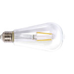 LAMP.LED FILAM.ST64  E27 6W 2700K TRANSP
