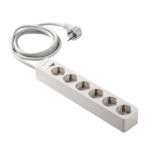 Base Múltiple 6 Tomas Tt Cable1,5M Blan