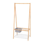 Colgador Bambú C/repisa 70x45x160 cm