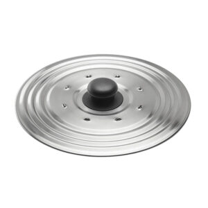 Tapadera Antivaho Acero Inox 22 cm