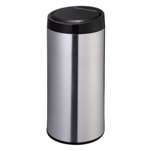 Cubo basura inox/negro HABITEX sensor