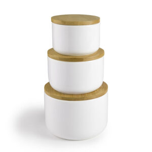 TARRO 1L CERAMICA TAPA BAMBOO