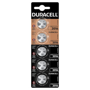 PILA LITIO BOTON 2016 3V 5 UNID.DURACELL