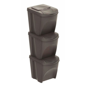 Set 3 cubos reciclaje
