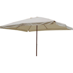 Parasol de aluminio/acero con toldo de 3x4 metros