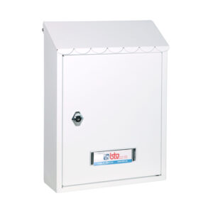 BUZON EXTERIOR MET. LAREDO. BLANCO.