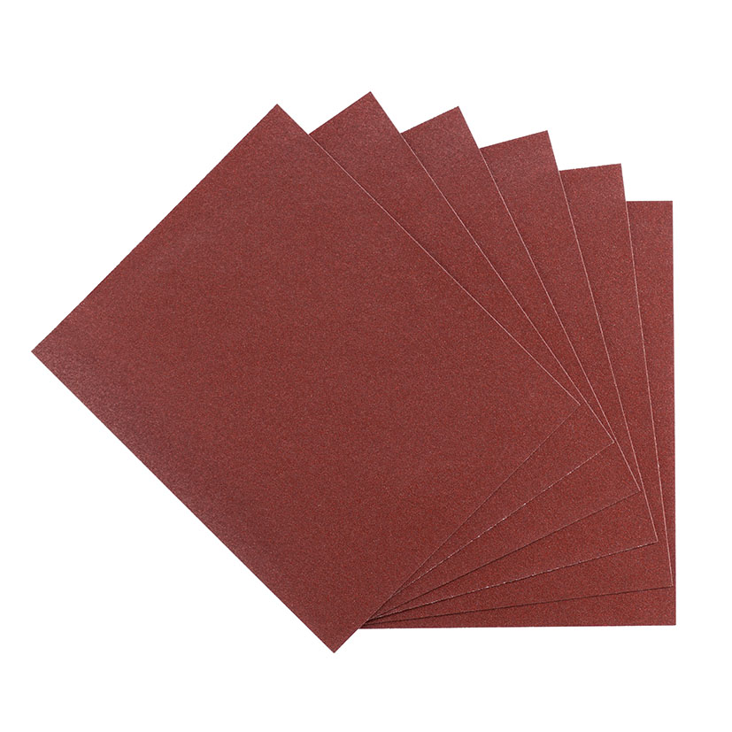 6 HOJAS PAPEL LIJA 230X280.GR.60 RATIO