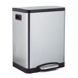 Cubo Pedal A Inox Doble 15+15 L Habitex