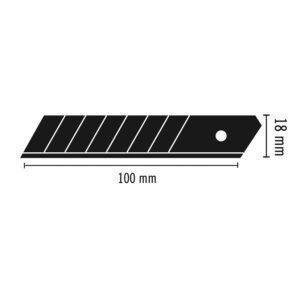 CUCHILLA B40 9 MM 10 UNIDADES RATIO