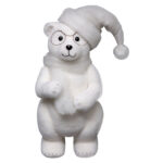 Figura Oso con Gafas y Gorro 38 cm