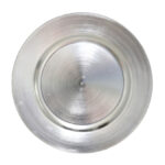 Bajo Plato Pp 33 cm Plata