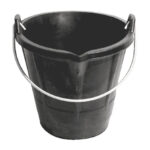 Cubo obra goma RATIO c/pico 12 L negro