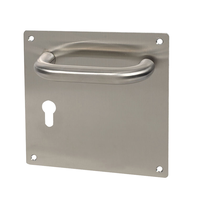 Manilla placa cuadrada JANDEL SV-F336 bocallave juego 2 unidades