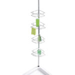 Rinconera ducha telescópica WENKO Inox Dolcedo