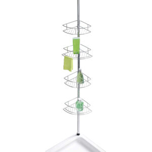 Rinconera ducha telescópica WENKO Inox Dolcedo