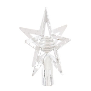 Estrella Árbol Navidad Bca./dorada