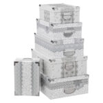 Juego de 6 cajas cartón rígido Laponie