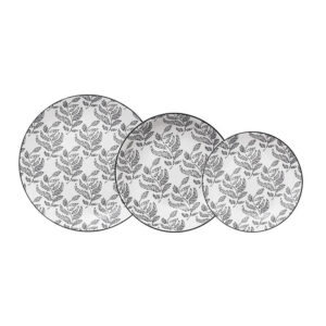 Vajilla 18 piezas porcelana Eva