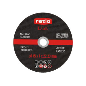 LATA 10 DISCOS CORTE AB.INOX.BASIC 115MM