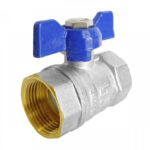 Valv Esf PN-25 HH Mando Palom Azul 3/4"