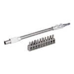 Portapuntas eje flexible BOSCH 11 accesorios