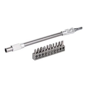 Portapuntas eje flexible BOSCH 11 accesorios