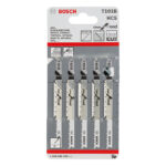 Set 5 sierras calar madera BOSCH T101 B