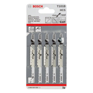 Set de 5 sierras de calar madera BOSCH T101 B