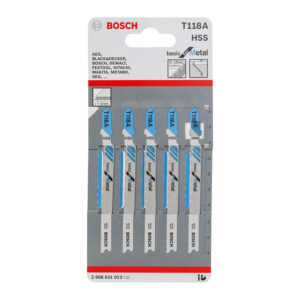 Hoja sierra de calar CRP BOSCH T118 A Basic, 5 unidades