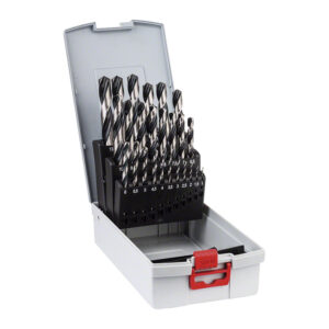 Estuche 25 brocas metal HSS BOSCH PointeQ Probox 25