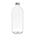 Botella vidrio 1 litro PASABAHCE Iconic. (Envase completo)