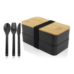 Lunchbox Bento Japanese Tapa Bambú
