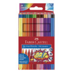 Caja 20 rotuladores FABER CASTELL punta fina