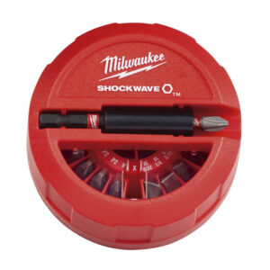 Estuche de 15 Piezas MILWAUKEE Shockwave Impact Duty