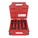 Estuche 10 vasos largos 1/2" MILWAUKEE Impacto