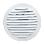 REJILLA EMPOTRAR A TUBO 10CM BLANCA