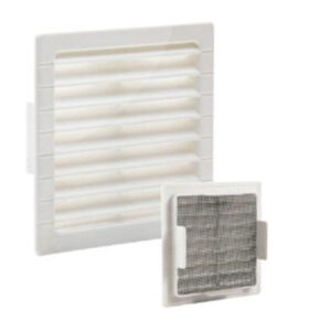 REJILLA EMPOTR C/PAT+MOSQ 10X10CM ABS BL