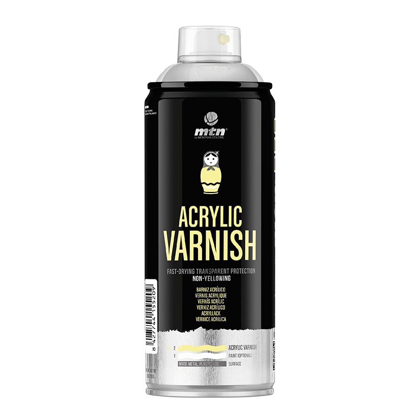 Spray Barniz Acrílico Brillante