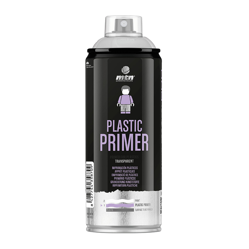Spray imprimación plásticos MTN Pro gris aparejo