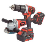 Kit amoladora batería 115 mm RATIO + atornillador-percutor RATIO R-AA20-2.4 ProSeries