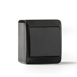 Conmutador Estanco 10 A-250 V Negro