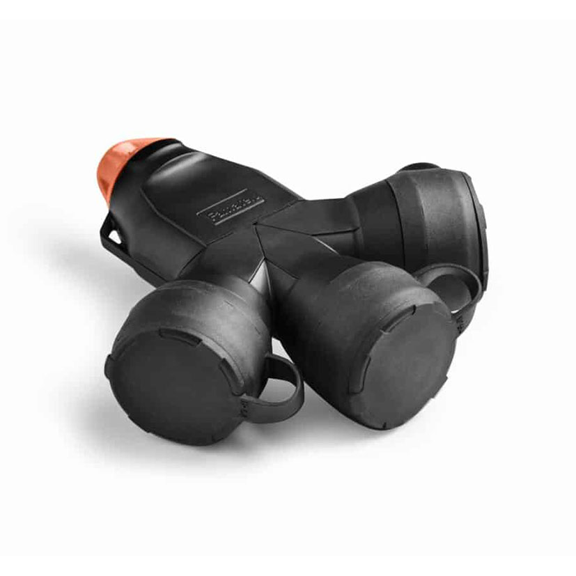 Adaptador triple móvil FAMATEL profesional IP54