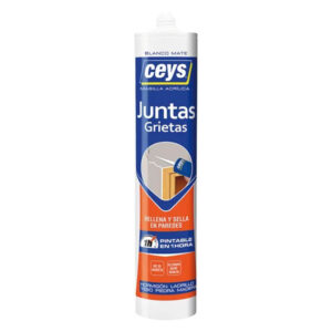 Masilla acrílica CEYS junta grietas, 280ml